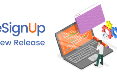 eSignUp Release V8.7